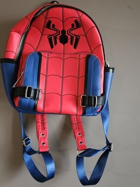 Loungefly Spider-Man Red and Blue Mini Backpack